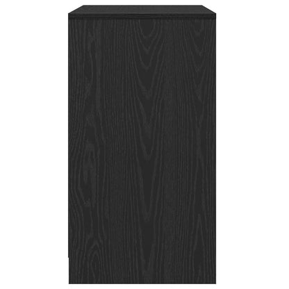 Sideboard Schwarz Eichen-Optik 70x41x75 cm Holzwerkstoff
