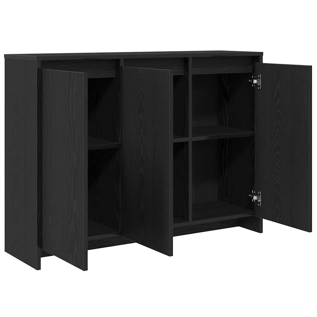 Sideboard Schwarz 102 x 33 x 75 cm Holzwerkstoff