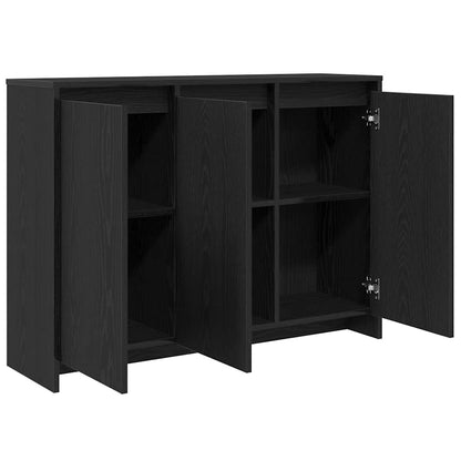 Sideboard Schwarz 102 x 33 x 75 cm Holzwerkstoff