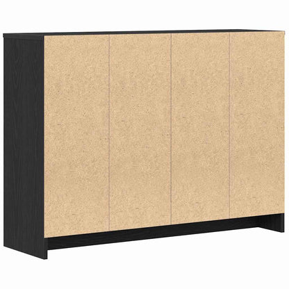 Sideboard Schwarz 102 x 33 x 75 cm Holzwerkstoff