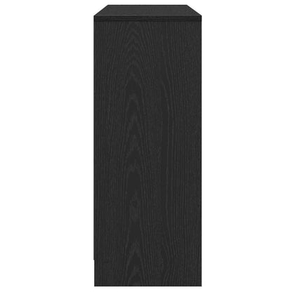 Sideboard Schwarz 102 x 33 x 75 cm Holzwerkstoff