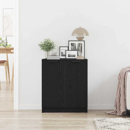 Sideboard Schwarz 60 x 30 x 70 cm Holzwerkstoff