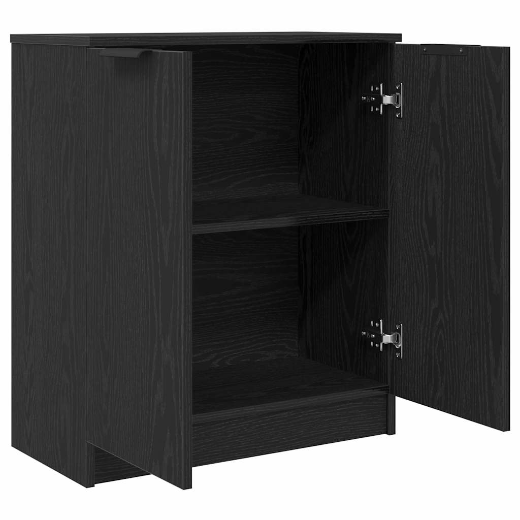 Sideboard Schwarz 60 x 30 x 70 cm Holzwerkstoff