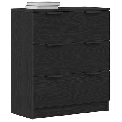 Sideboard mit Schubladen Schwarz 60 x 30 x 70 cm Holzwerkstoff