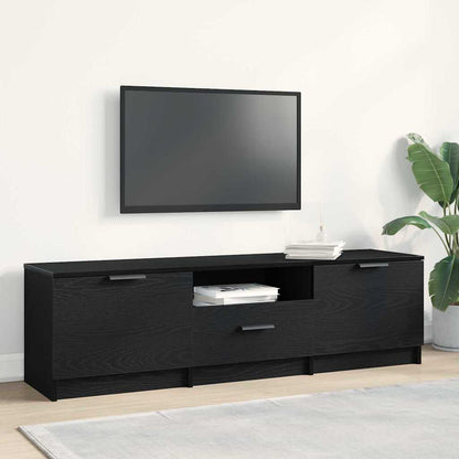 TV-Schränk Schwarz 140 x 35 x 40 cm Holzwerkstoff
