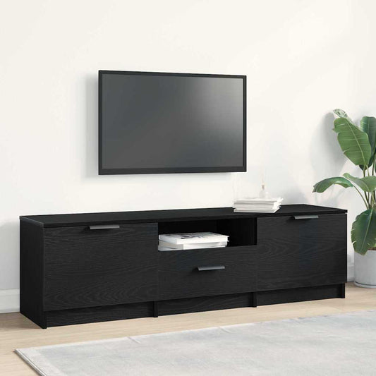 TV-Schränk Schwarz 140 x 35 x 40 cm Holzwerkstoff