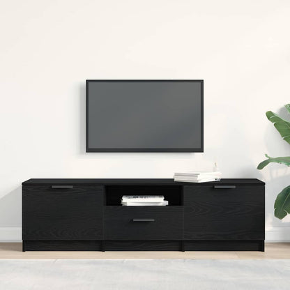 TV-Schränk Schwarz 140 x 35 x 40 cm Holzwerkstoff