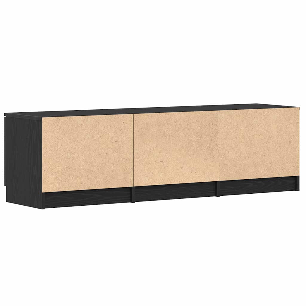 TV-Schränk Schwarz 140 x 35 x 40 cm Holzwerkstoff