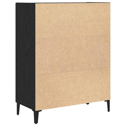 Sideboard Schwarz Eichen-Optik 69,5x34x90 cm Holzwerkstoff