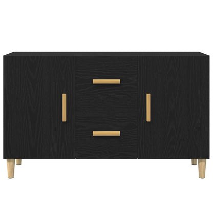 Sideboard Schwarz Eichen-Optik 100x36x60 cm Holzwerkstoff