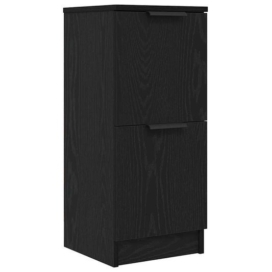 Sideboard Schwarze Eiche 30 x 30 x 70 cm Holzwerkstoff