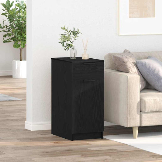 Schreibtischschrank Schwarze Eiche 33 x 50 x 75 cm