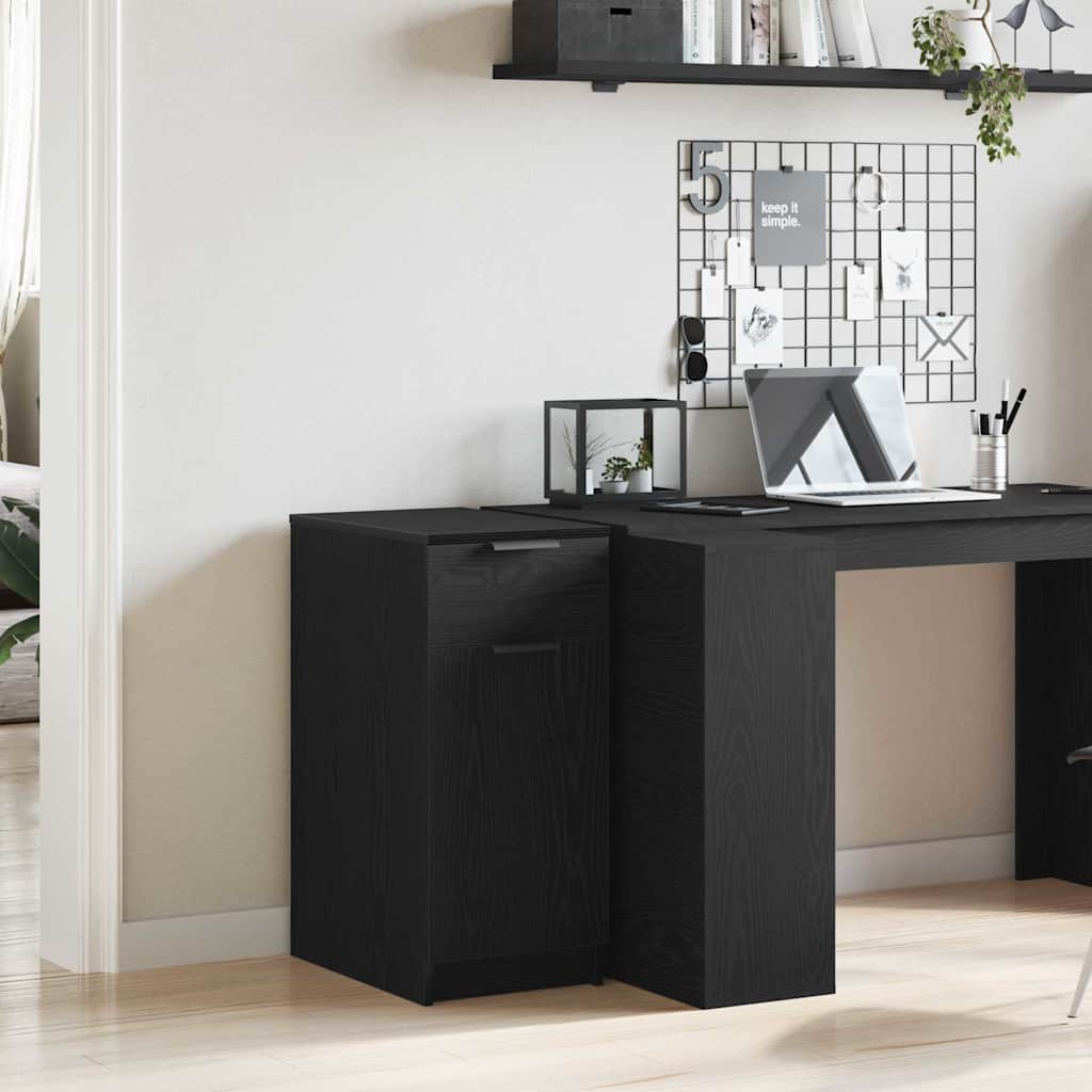 Schreibtischschrank Schwarze Eiche 33 x 50 x 75 cm