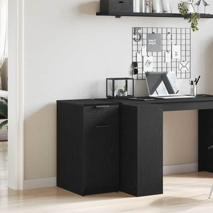 Schreibtischschrank Schwarze Eiche 33 x 50 x 75 cm