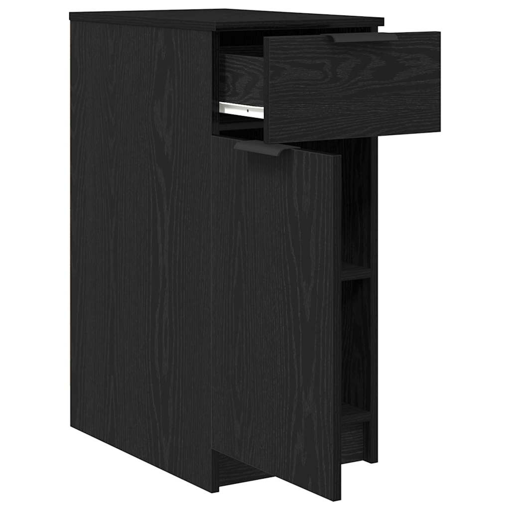 Schreibtischschrank Schwarze Eiche 33 x 50 x 75 cm