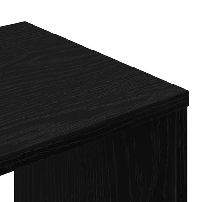 TV-Schränk 2 pcs Schwarz 100 x 30 x 30 cm Holzwerkstoff