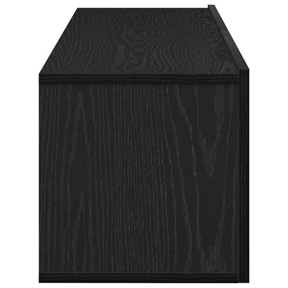 TV-Schränk 2 pcs Schwarz 100 x 30 x 30 cm Holzwerkstoff
