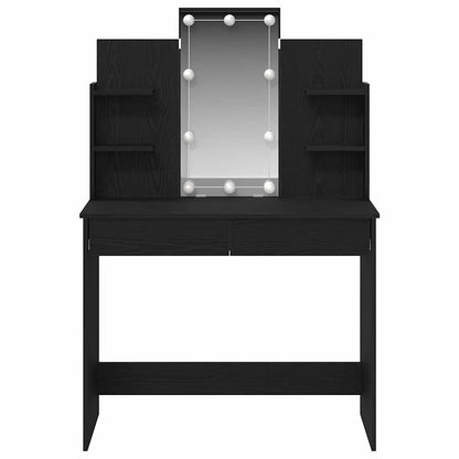 Schminktisch Schwarze Eiche 96 x 40 x 142 cm Holzwerkstoff