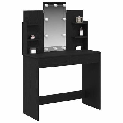 Schminktisch Schwarze Eiche 96 x 40 x 142 cm Holzwerkstoff