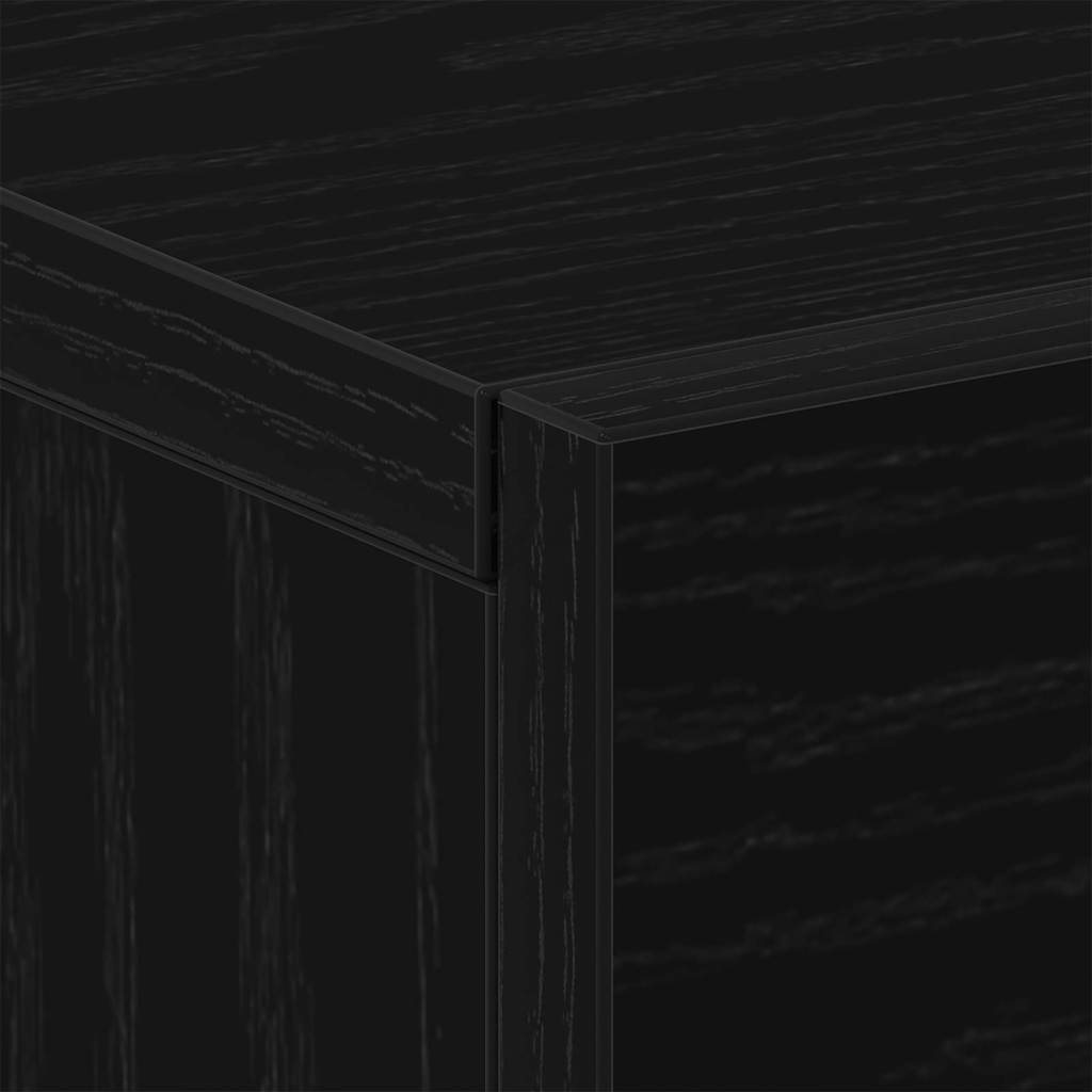 Wandmontierter Nachtschrank Schwarze Eiche 35 x 35 x 20 cm