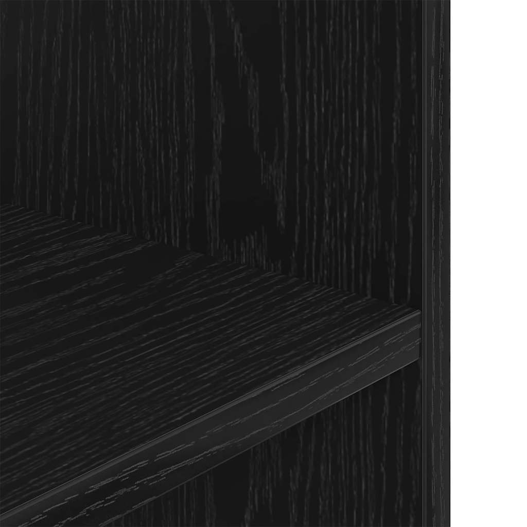 Aquariumständer Schwarz Eichen-Optik 100x40x60 cm Holzwerkstoff