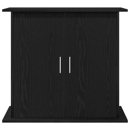 Aquariumständer Schwarz Eichen-Optik 81x36x73 cm Holzwerkstoff