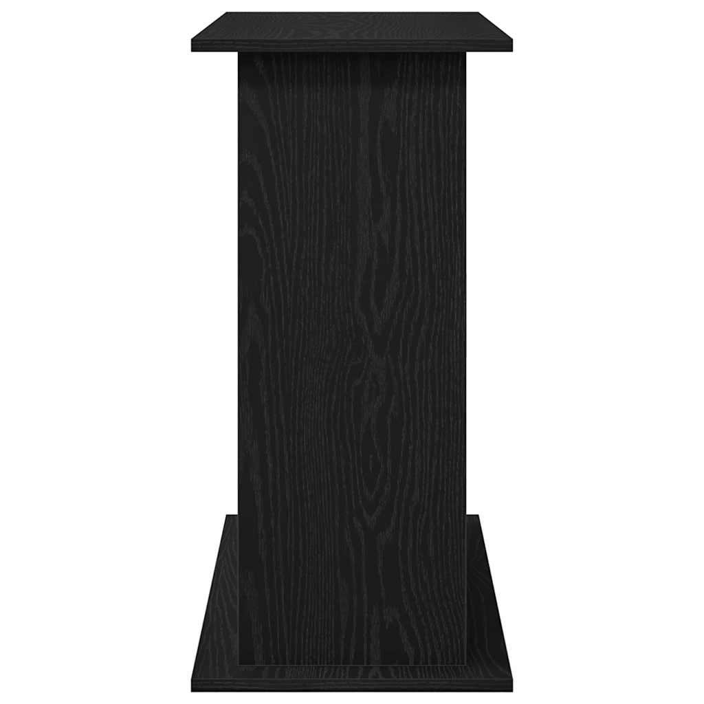 Aquariumständer Schwarz Eichen-Optik 81x36x73 cm Holzwerkstoff
