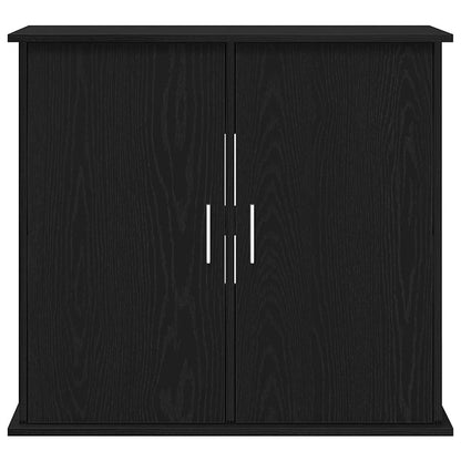 Aquariumständer Schwarz Eichen-Optik 81x36x73 cm Holzwerkstoff