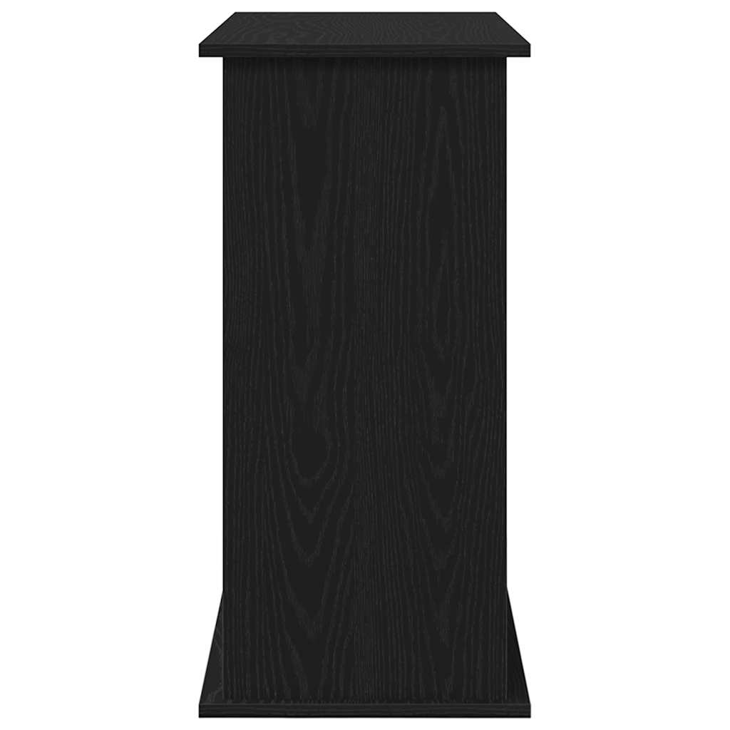Aquariumständer Schwarz Eichen-Optik 81x36x73 cm Holzwerkstoff