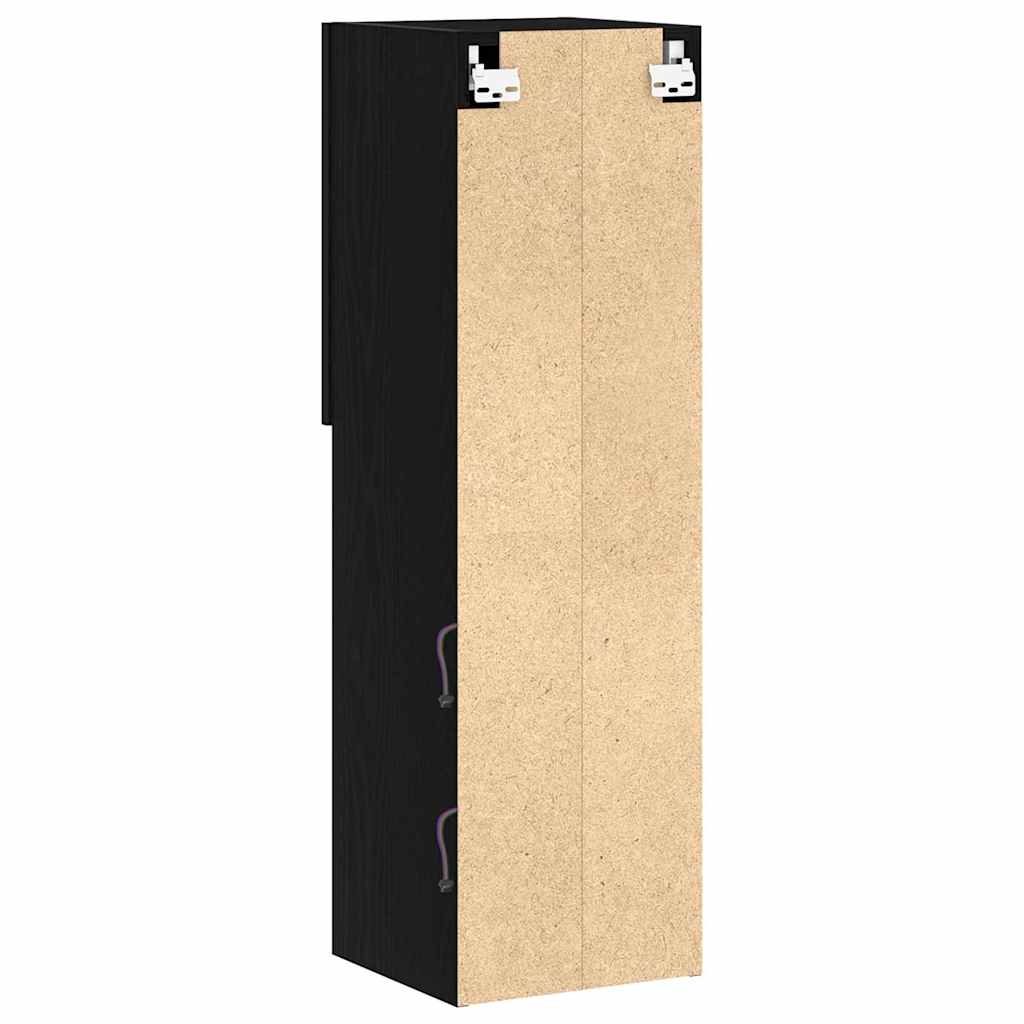 TV-Schränk Schwarz 30.5 x 30 x 102 cm Holzwerkstoff