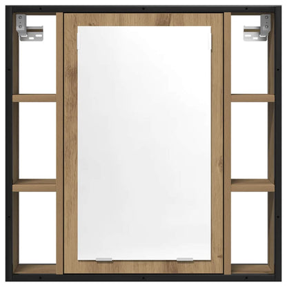 Bad-Spiegelschrank Artisan-Eiche 60x16x60cm Holzwerkstoff
