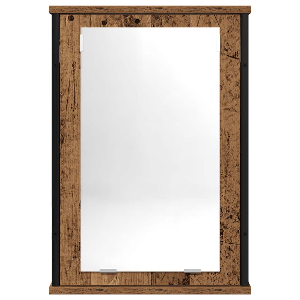 Bad-Spiegelschrank Altholz-Optik 42x12x60 cm Holzwerkstoff
