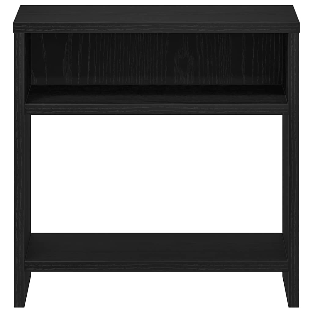 Nachttische 2Stk. Schwarz Eichen-Optik 40x30x40cm Holzwerkstoff