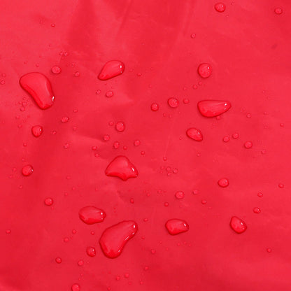 Hunde Regenmantel mit Reflexstreifen Polyester Rot XXS