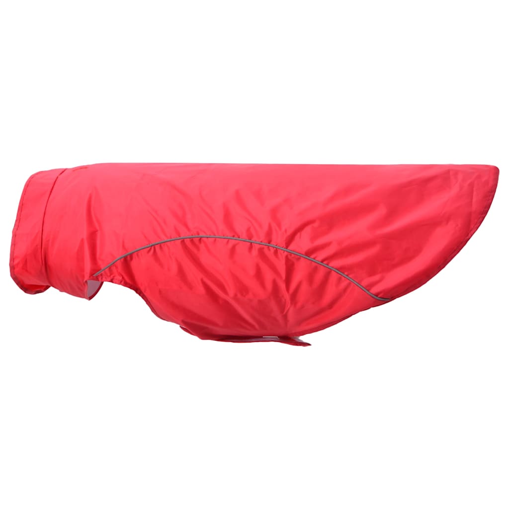 Hunde Regenmantel mit Reflexstreifen Polyester Rot 3XL