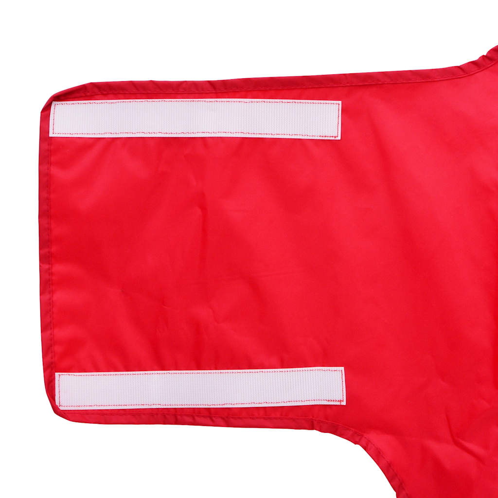 Hunde Regenmantel mit Reflexstreifen Polyester Rot 3XL