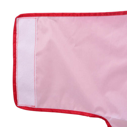 Hunde Regenmantel mit Reflexstreifen Polyester Rot 3XL