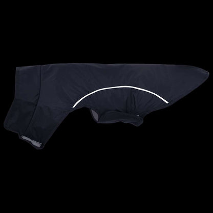 Hunde Regenmantel mit Reflexstreifen Polyester Marineblau XS