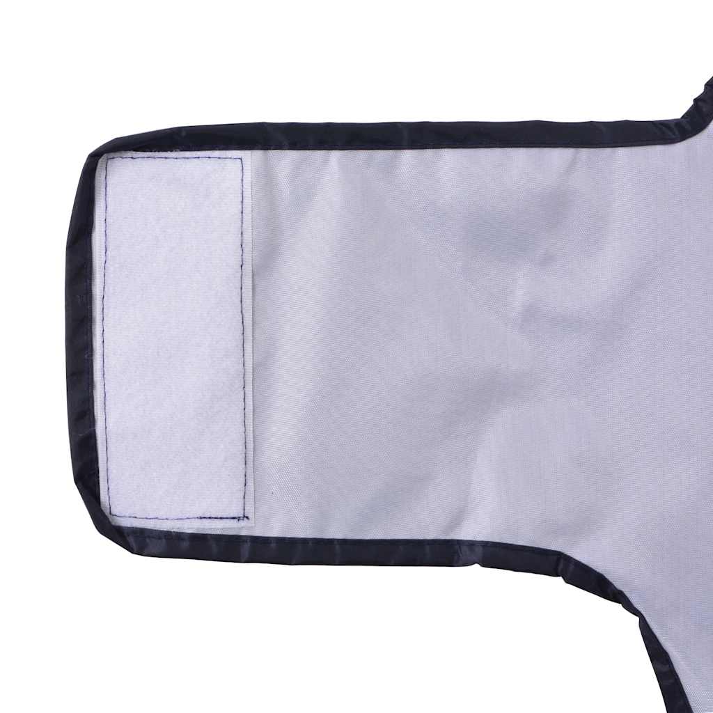 Hunde Regenmantel mit Reflexstreifen Polyester Marineblau XS