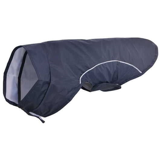 Hunde Regenmantel mit Reflexstreifen Polyester Marineblau S