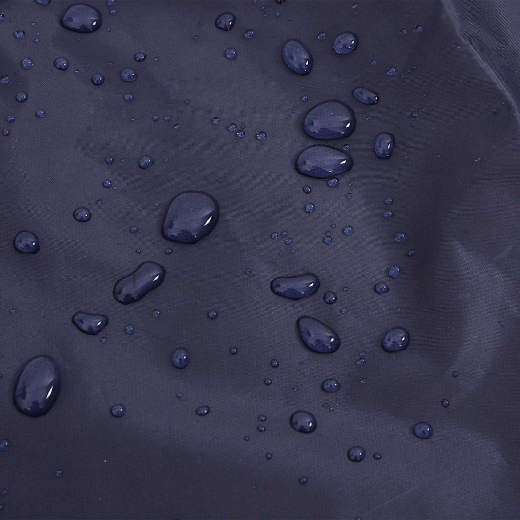 Hunde Regenmantel mit Reflexstreifen Polyester Marineblau M