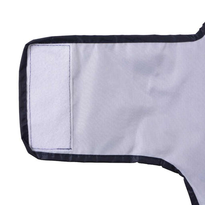 Hunde Regenmantel mit Reflexstreifen Polyester Marineblau M