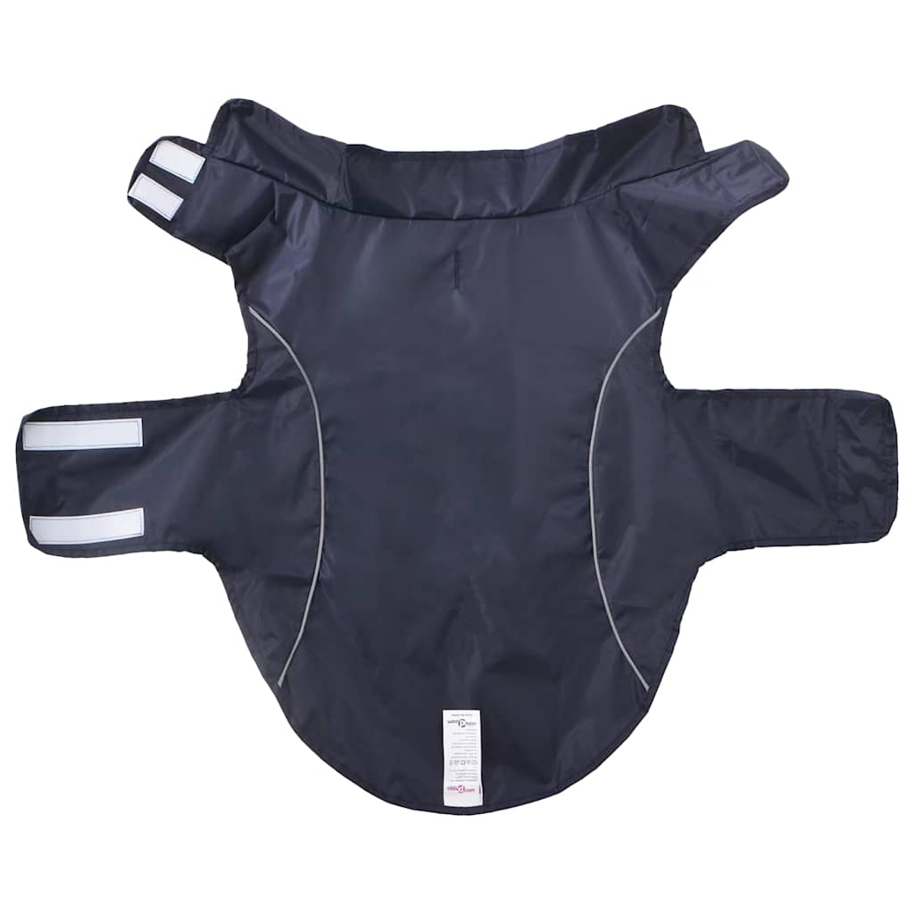 Hunde Regenmantel mit Reflexstreifen Polyester Marineblau 2XL