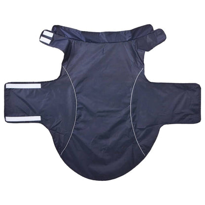 Hunde Regenmantel mit Reflexstreifen Polyester Marineblau 3XL