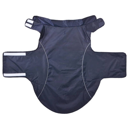 Hunde Regenmantel mit Reflexstreifen Polyester Marineblau 4XL