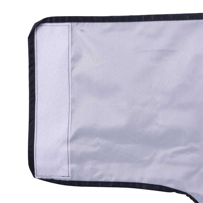 Hunde Regenmantel mit Reflexstreifen Polyester Marineblau 4XL