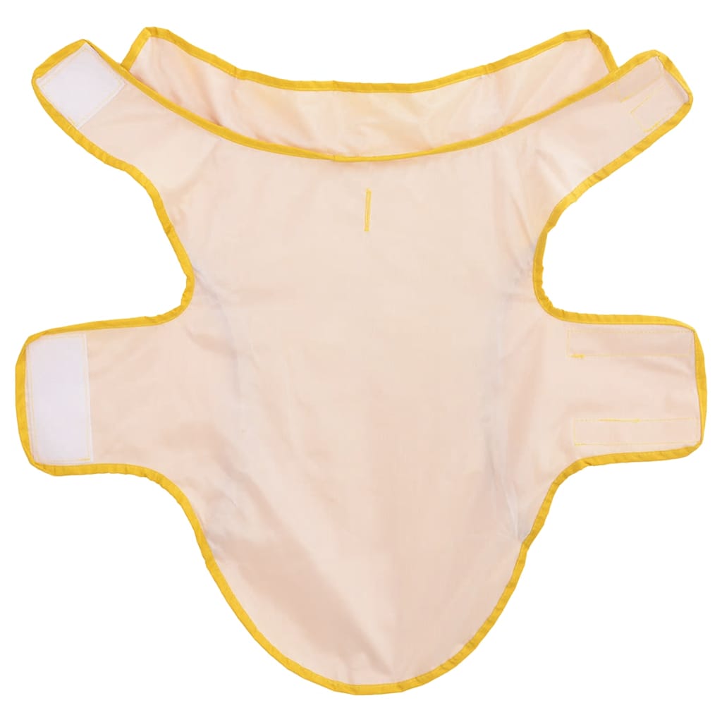 Hunde Regenmantel mit Reflexstreifen Polyester Gelb S