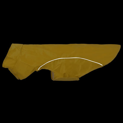 Hunde Regenmantel mit Reflexstreifen Polyester Gelb L