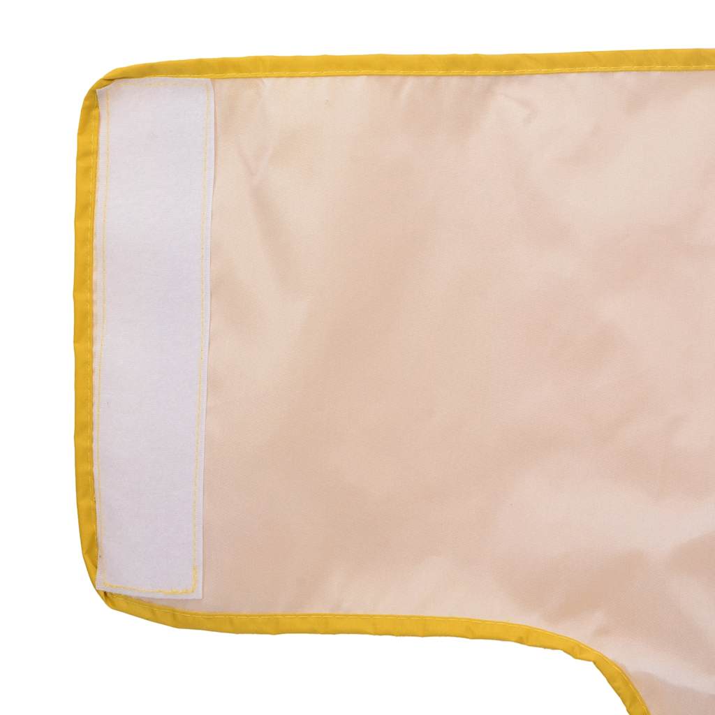 Hunde Regenmantel mit Reflexstreifen Polyester Gelb L