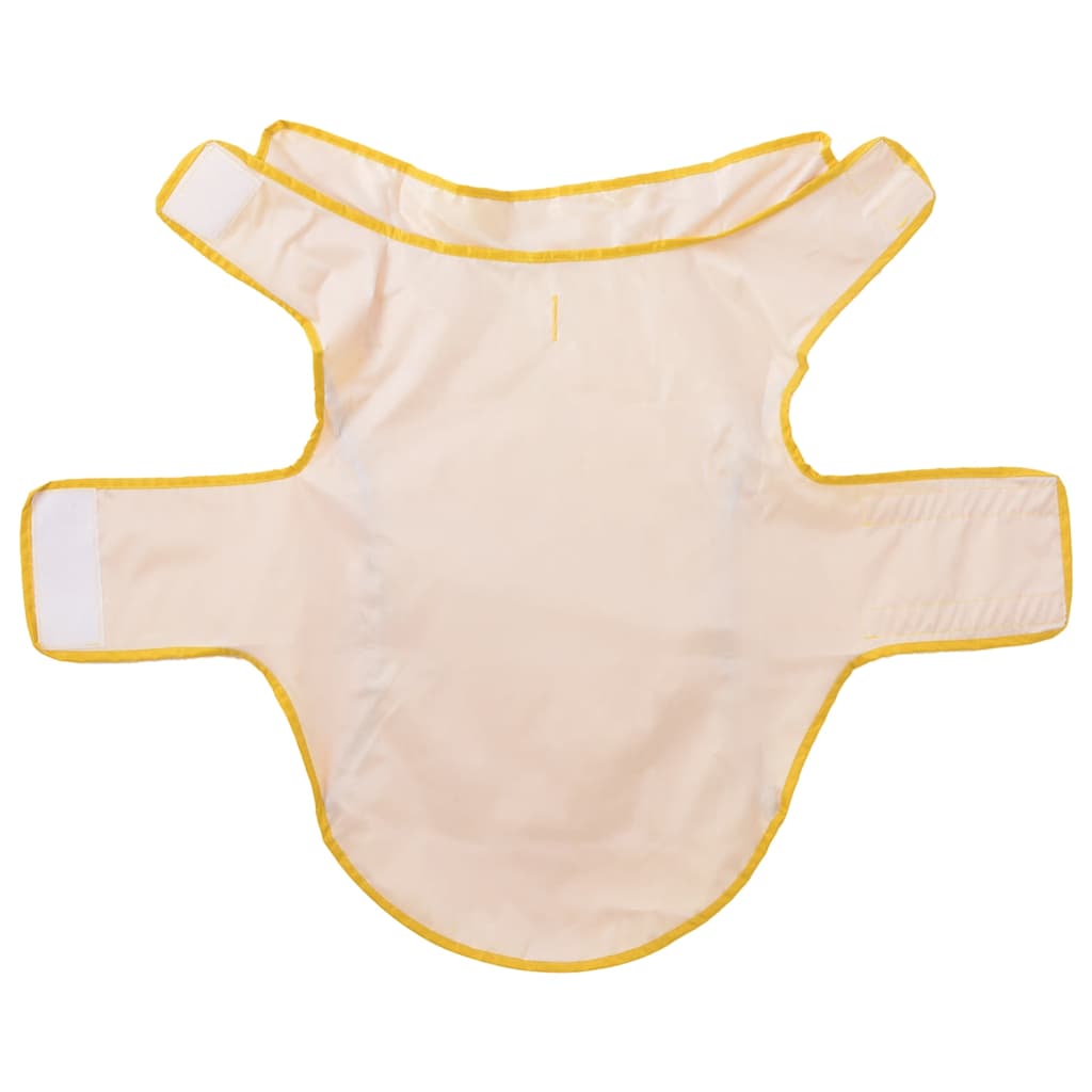 Hunde Regenmantel mit Reflexstreifen Polyester Gelb 2XL